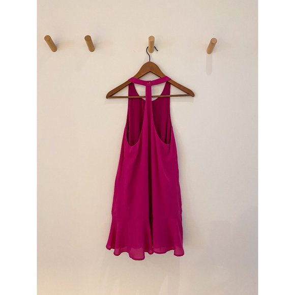 Magenta halter dress - Picture 2 of 3